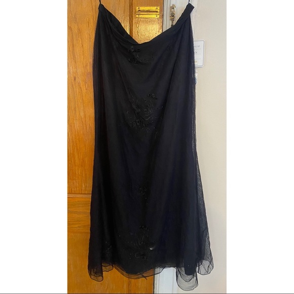 Jovani Maxi Skirt Black - Picture 1 of 5